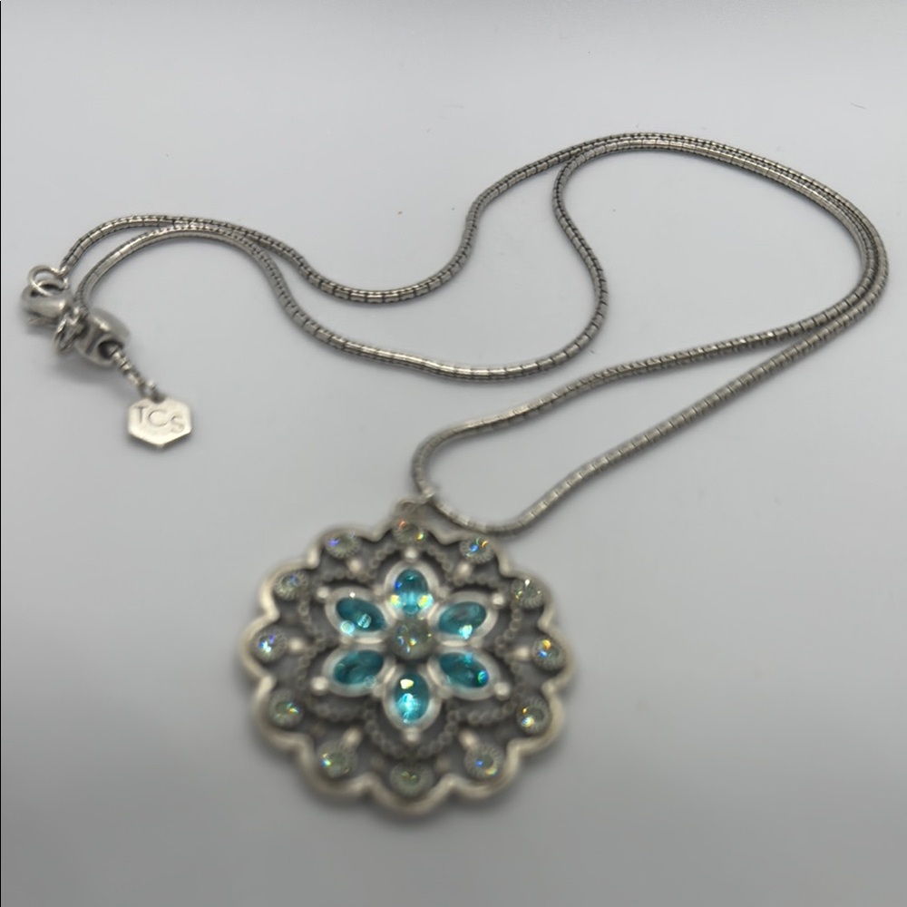 Touchstone Crystal Garden Cirque Pendant Necklace